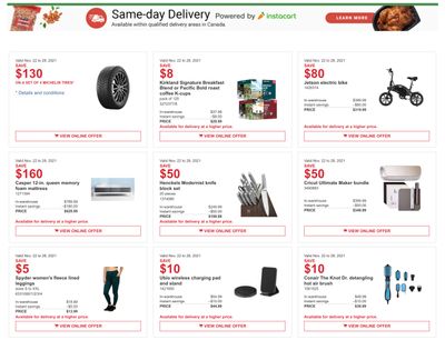 Costco (QC) Weekly Savings November 22 to 28