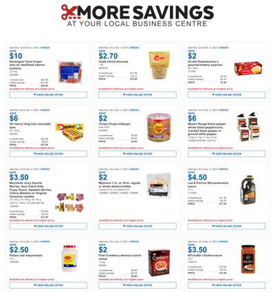 Costco Business Centre Instant Savings Flyer November 22 to December 5