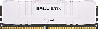 Crucial Ballistix 3200 MHz DDR4 DRAM Desktop Gaming Memory Kit 16GB (8GBx2) CL16 BL2K8G32C16U4W (WHITE) $73.99 (Reg $111.99)