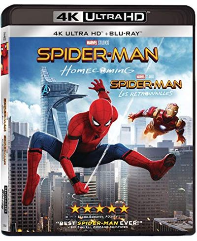 Spider-Man Homecoming (2 Discs) - 4K UHD [Blu-ray] (Bilingual) $14.99 (Reg $30.99)