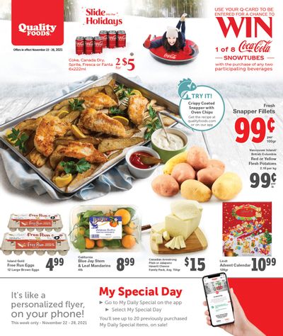 Quality Foods Flyer November 22 to 28