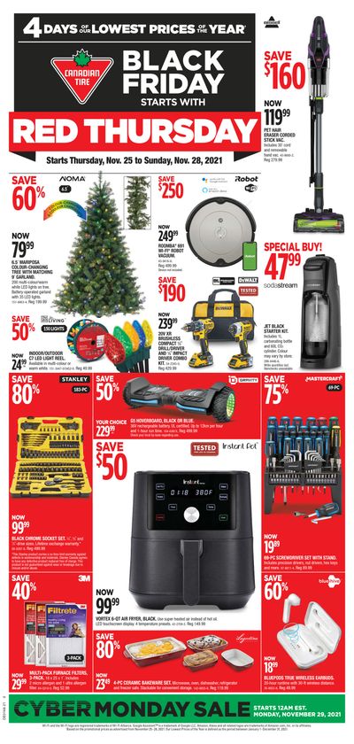 Canadian Tire Black Friday Deals (ON) Flyer November 25 to 28, 2021