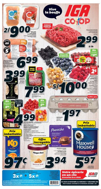 IGA (NB) Flyer November 25 to December 1