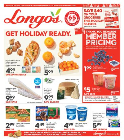 Longo's Flyer November 25 to December 1