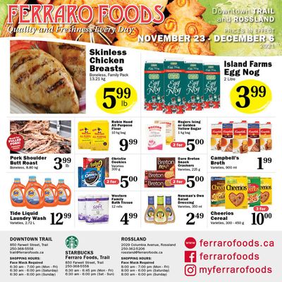 Ferraro Foods Flyer November 23 to December 6