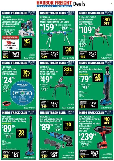 Harbor Freight Weekly Ad Flyer November 23 to November 30