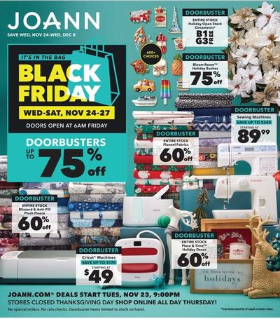 JOANN Weekly Ad Flyer November 23 to November 30