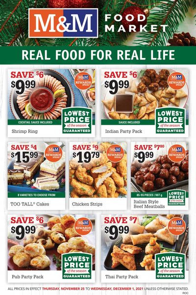 M&M Food Market (AB, BC, NWT, Yukon, NL) Flyer November 25 to December 1