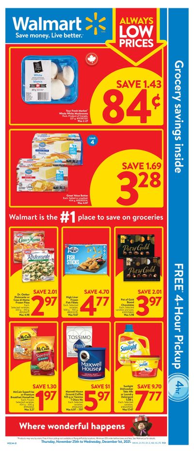Walmart (Atlantic) Flyer November 25 to December 1