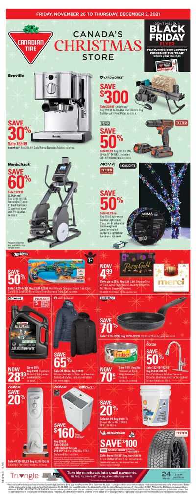 Canadian Tire (Atlantic) Flyer November 26 to December 2