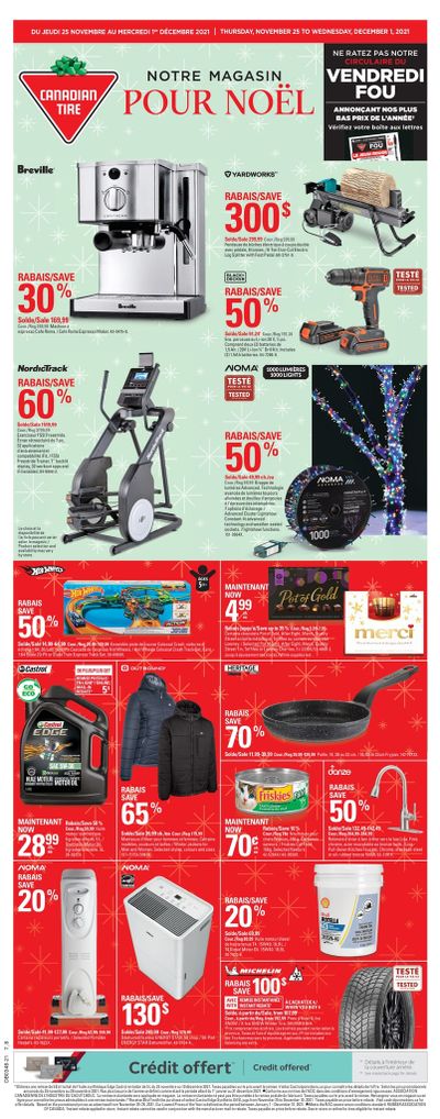 Canadian Tire (QC) Flyer November 26 to December 2