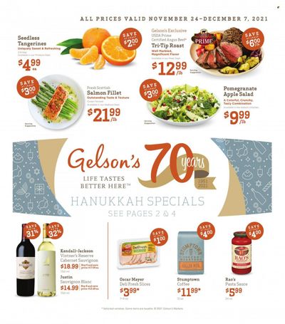Gelson's (CA) Weekly Ad Flyer November 24 to December 1