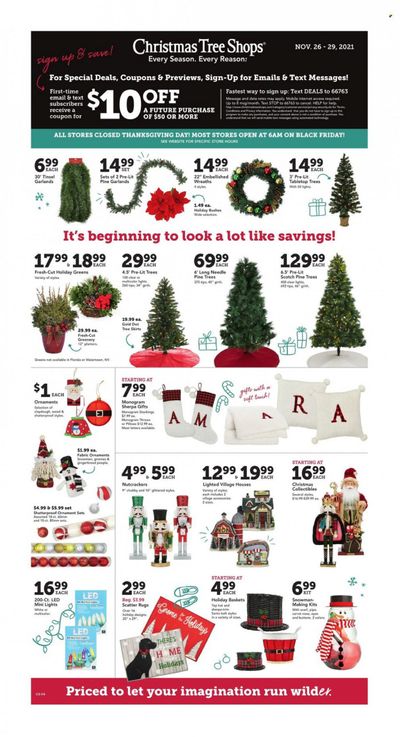 Christmas Tree Shops Weekly Ad Flyer November 24 to December 1