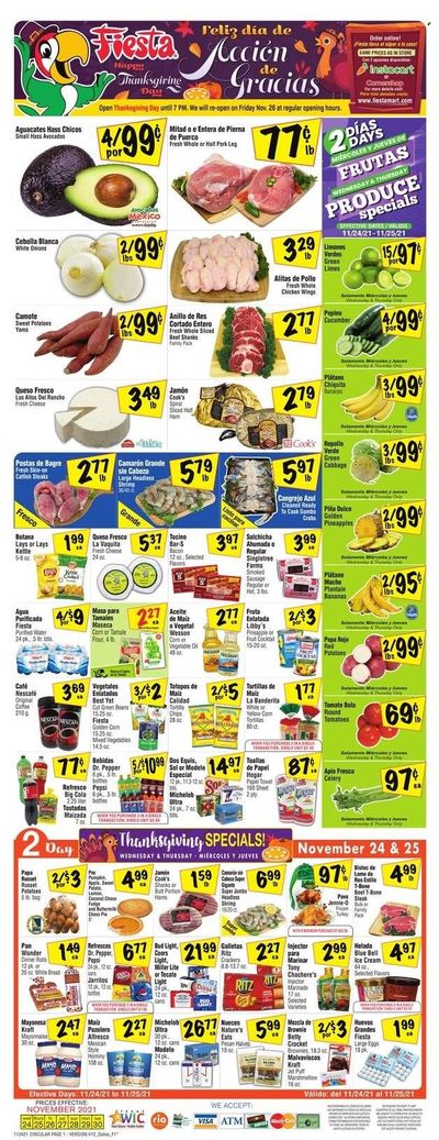 Fiesta Mart (TX) Weekly Ad Flyer November 24 to December 1