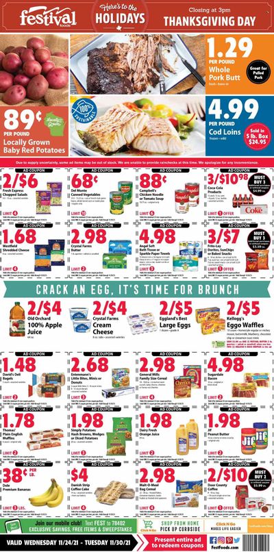 Festival Foods (WI) Weekly Ad Flyer November 24 to December 1