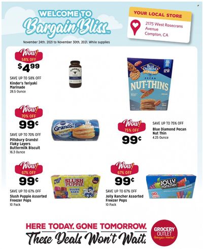 Grocery Outlet (CA, ID, OR, PA, WA) Weekly Ad Flyer November 24 to December 1