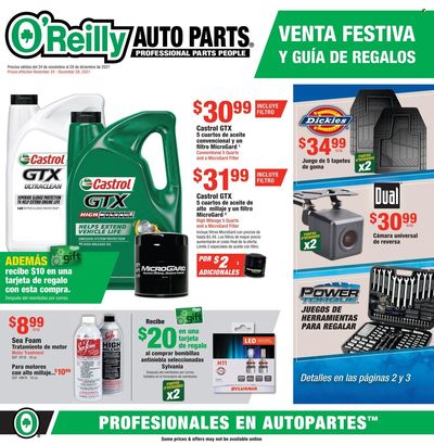 O'Reilly Auto Parts Weekly Ad Flyer November 24 to December 1