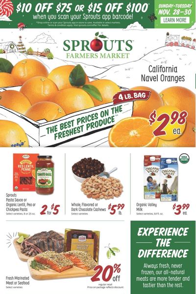 Sprouts Weekly Ad Flyer November 25 to December 2