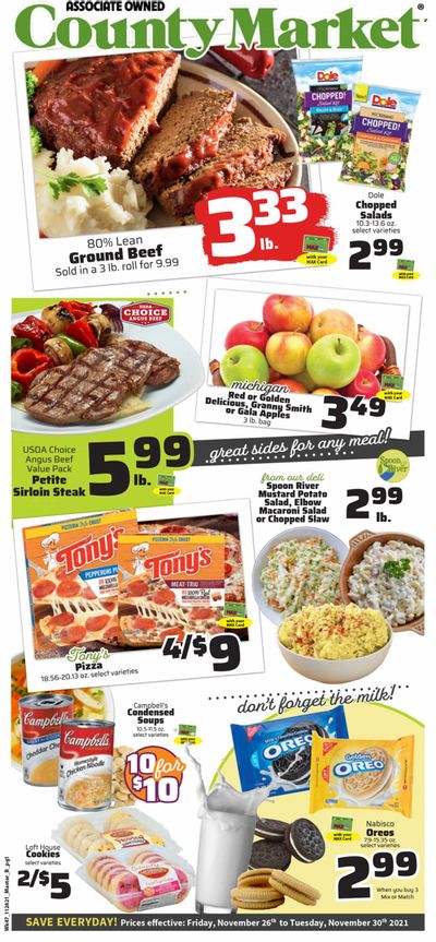 County Market (IL, IN, MO) Weekly Ad Flyer November 25 to December 2