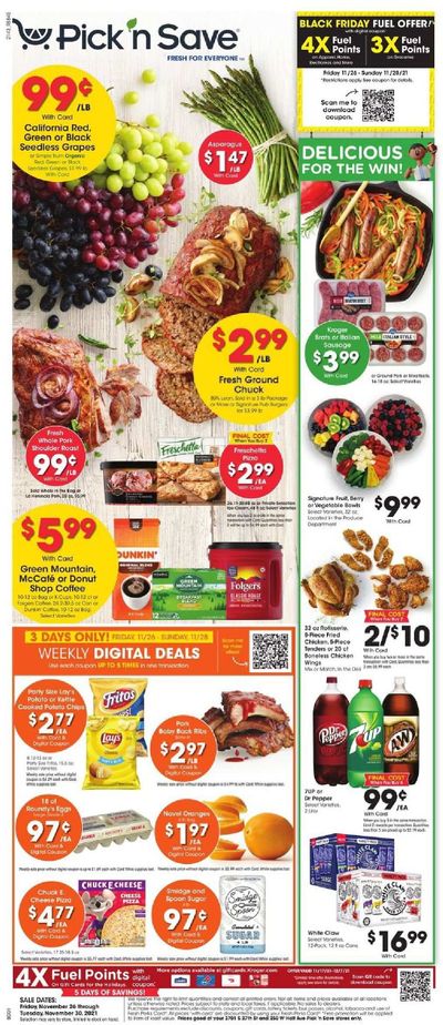 Pick ‘n Save (WI) Weekly Ad Flyer November 25 to December 2