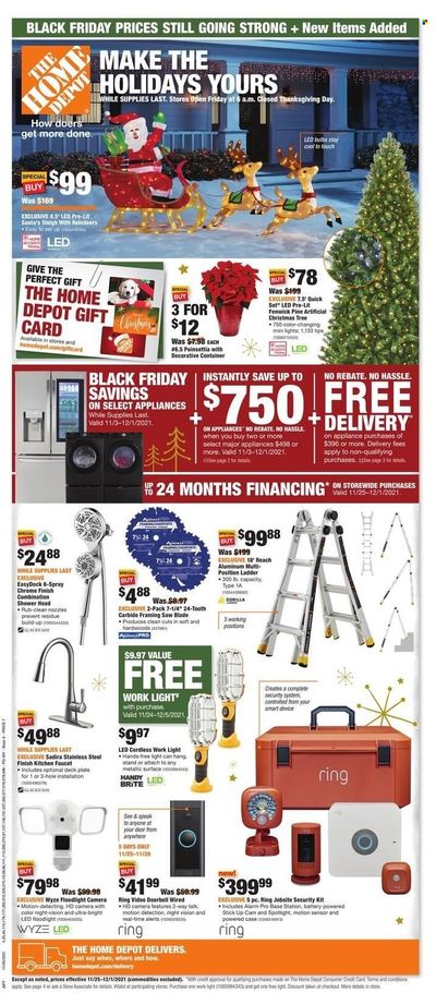 The Home Depot Weekly Ad Flyer November 25 to December 2