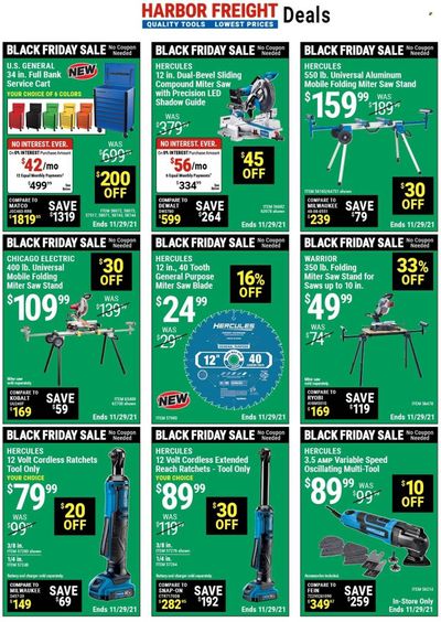 Harbor Freight Weekly Ad Flyer November 25 to December 2