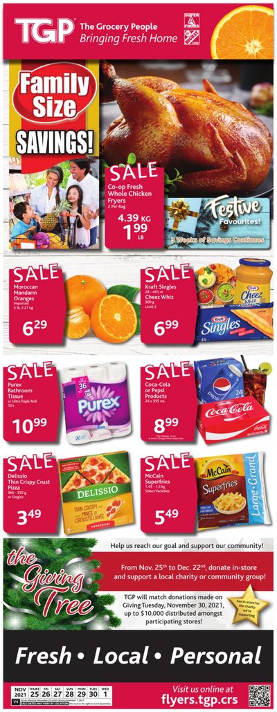 TGP The Grocery People Flyer November 25 to December 1