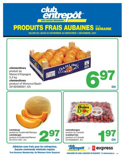 Wholesale Club (QC) Flyer November 25 to December 1