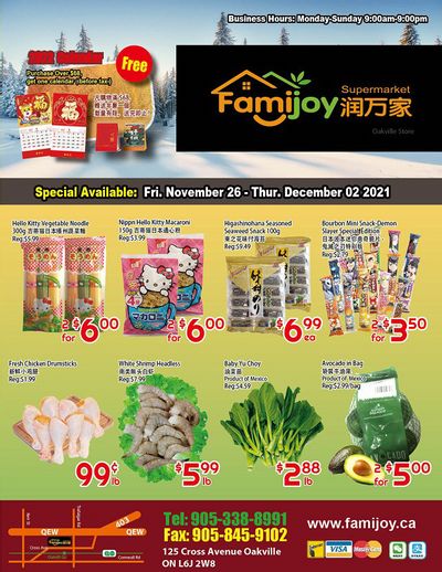 Famijoy Supermarket Flyer November 26 to December 2