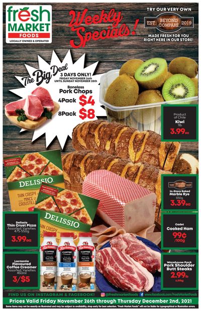 Fresh Market Foods Flyer November 26 to December 2