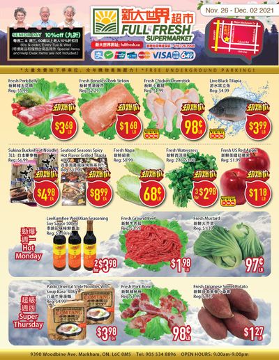 Full Fresh Supermarket Flyer November 26 to December 2