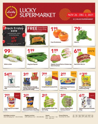 Lucky Supermarket (Winnipeg) November 26 to December 2