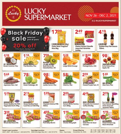 Lucky Supermarket (Calgary) November 26 to December 2