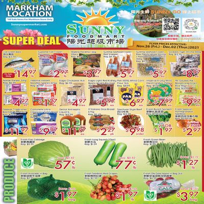 Sunny Foodmart (Markham) Flyer November 26 to December 2