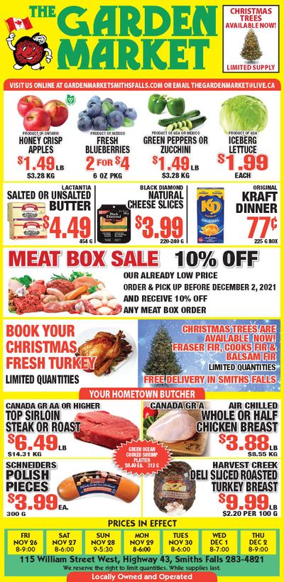 The Garden Market Flyer November 26 to December 2