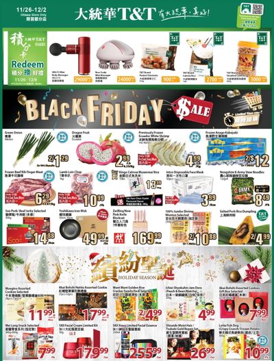 T&T Supermarket (Ottawa) Flyer November 26 to December 2