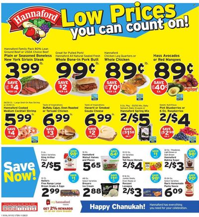 Hannaford (NY) Weekly Ad Flyer November 26 to December 3
