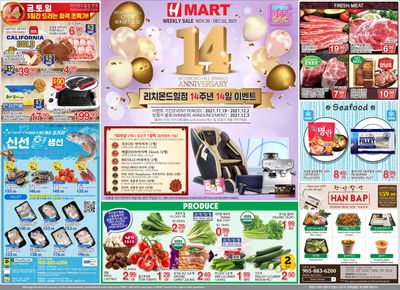 H Mart (ON) Flyer November 19 to December 3
