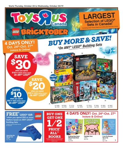 Toys R Us Flyer October 24 to 30