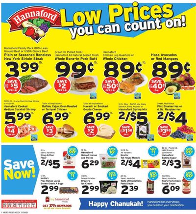Hannaford (ME) Weekly Ad Flyer November 26 to December 3