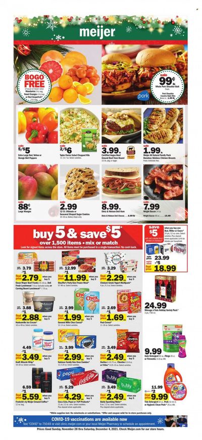 Meijer (KY) Weekly Ad Flyer November 26 to December 3 Meijer (KY) Weekly Ad Flyer November 26 to December 3