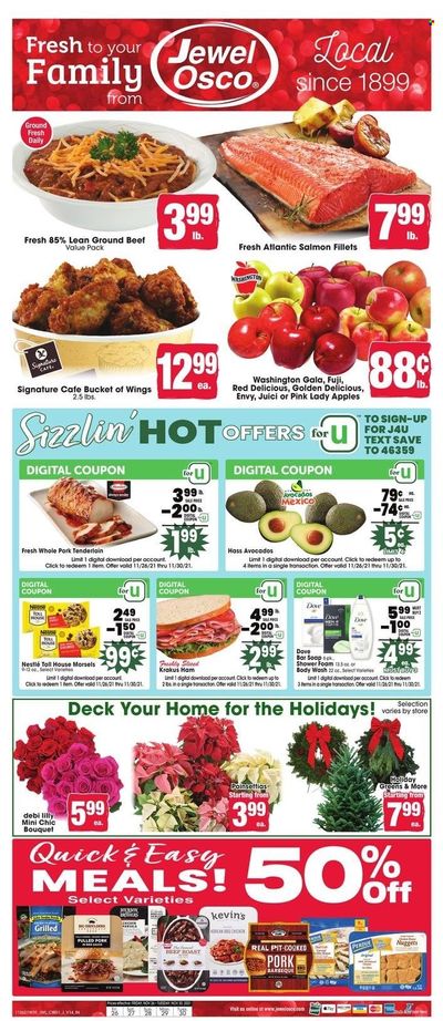 Jewel Osco (IN) Weekly Ad Flyer November 26 to December 3
