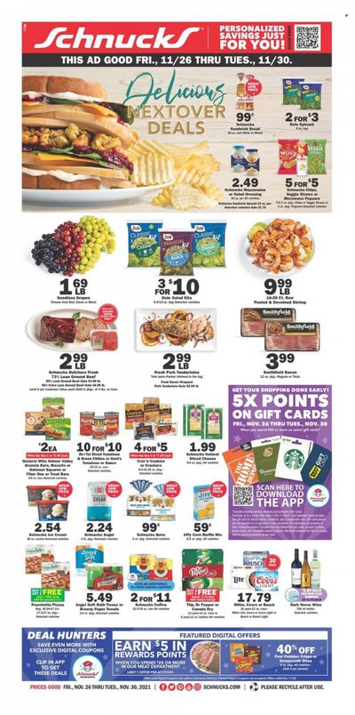 Schnucks (IA, IL, IN, MO) Weekly Ad Flyer November 26 to December 3