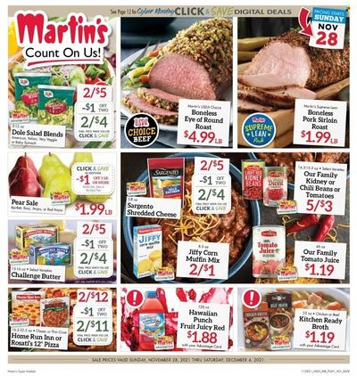 Martin’s (IN, MI) Weekly Ad Flyer November 26 to December 3