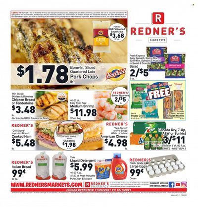 Redner's Markets (DE, MD, PA) Weekly Ad Flyer November 26 to December 3