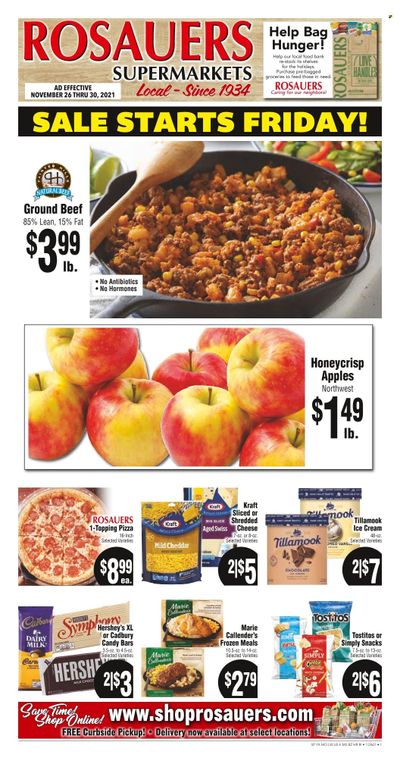 Rosauers (ID, MT, OR, WA) Weekly Ad Flyer November 26 to December 3