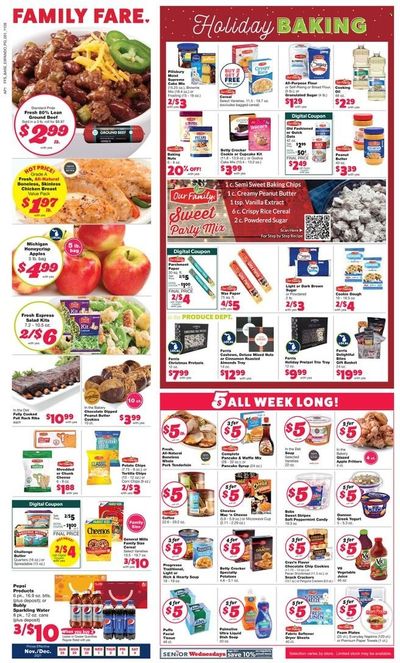 Family Fare (MI) Weekly Ad Flyer November 27 to December 4