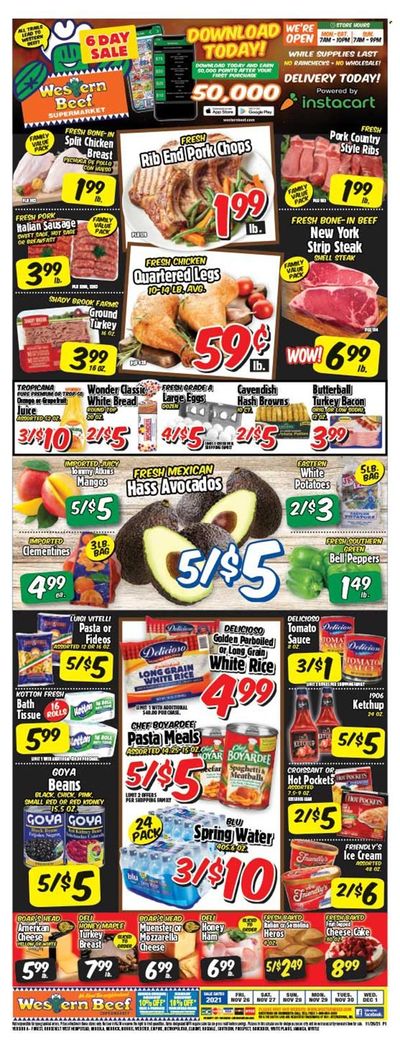 Western Beef (FL, NY) Weekly Ad Flyer November 27 to December 4