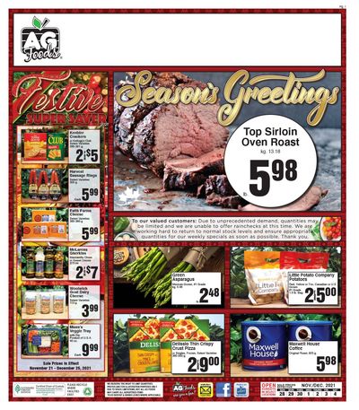 AG Foods Flyer November 28 to December 4