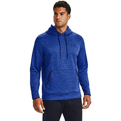 Under Armour Men's Armour Fleece Twist Hoodie , Emotion Blue (401)/Black , Medium $44.38 (Reg $56.27)